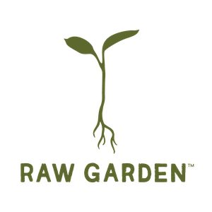 Raw Garden's logo, reflecting their commitment to clean and high-quality cannabis concentrates.