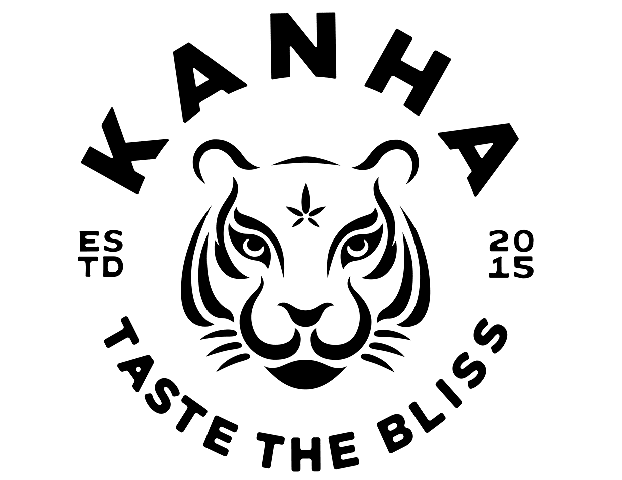 Kanha's distinctive brand logo, synonymous with quality cannabis-infused gummies and edibles.